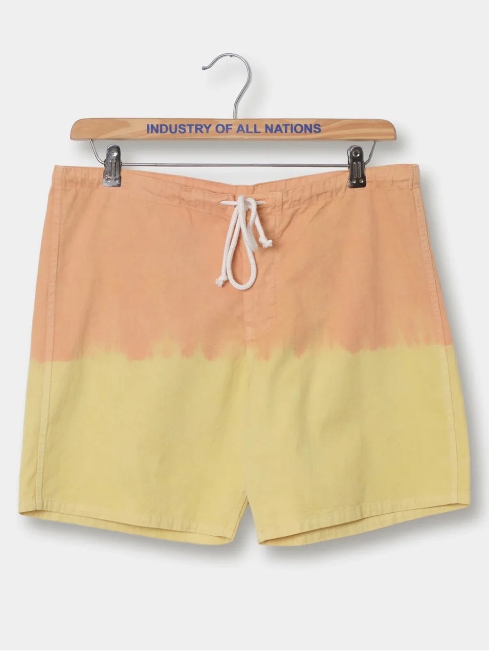 Industry of All Nations Men's Two-Tone Rubia 2 Dips Organic Swim Trunks Large